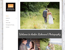 Tablet Screenshot of amberrichmond.com